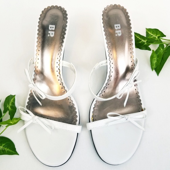 bp Shoes - BP Nordstrom Dolly Slides Leather Size 6.5
